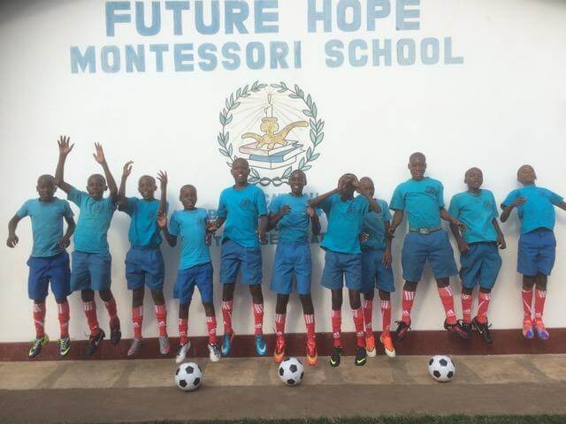 football-team-floating-on-air
